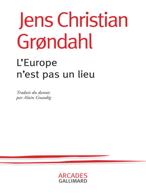 cover image of L'Europe n'est pas un lieu